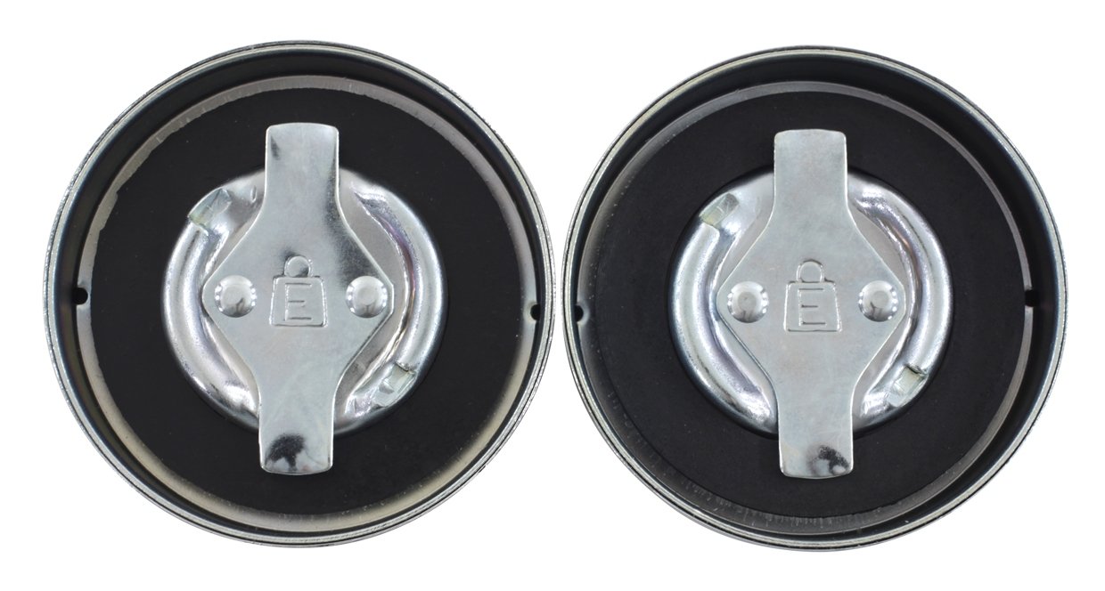 V-Twin Mfg. High-Profile Gas Cap Set For Harley EL / UL 1936-1938 - Image 3