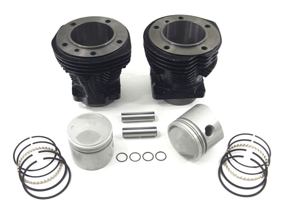 V-Twin Mfg. Complete Cylinder And Piston Kit For Harley 74" Shovelhead 1966-1978