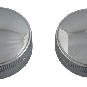 V-Twin Mfg. Gas And Oil Cap Set For Harley 1936-1952