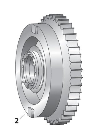 V-Twin Mfg. Hydraulic Rear Brake Drum For Harley FL 1958-1962 - Image 2