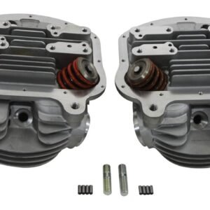 V-Twin Mfg. Panhead Cylinder Head Set With Valves For Harley FL 1955-1962