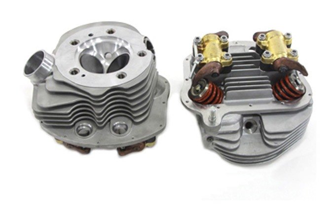 V-Twin Mfg. Panhead Cylinder Heads Full Assembly For Harley FL 1948-1954