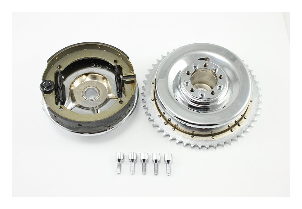 V-Twin Mfg. Rear Mechanical Brake Drum Kit For Harley 1936-1957 - Image 4