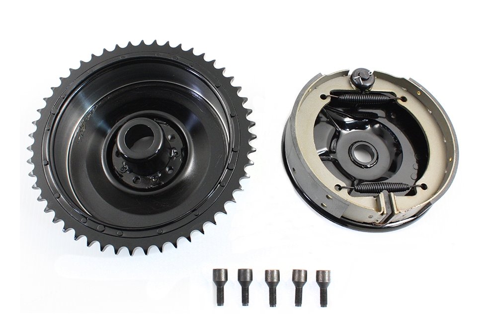 V-Twin Mfg. Rear Mechanical Brake Drum Kit For Harley 1936-1957