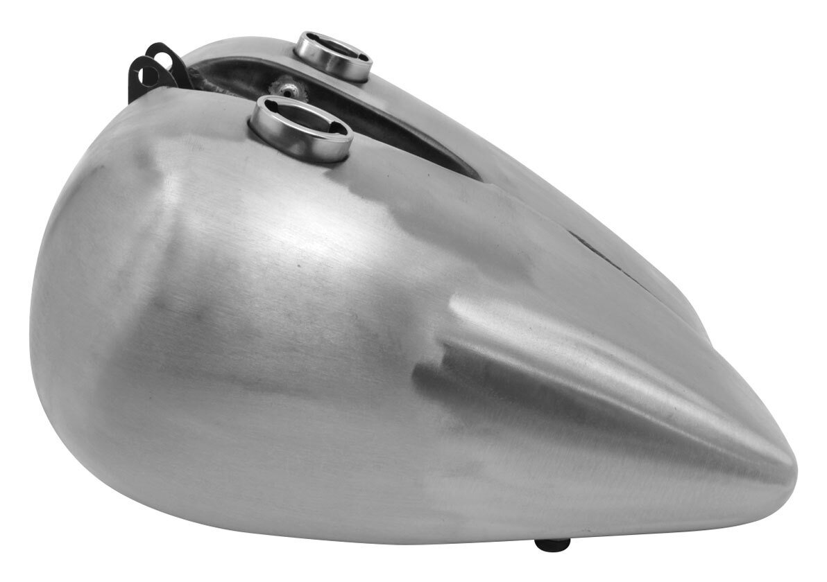 V-Twin Mfg. Replica 5.0 Bobbed Gas Tank Set For Harley FL / FX 1947-1984 - Image 2