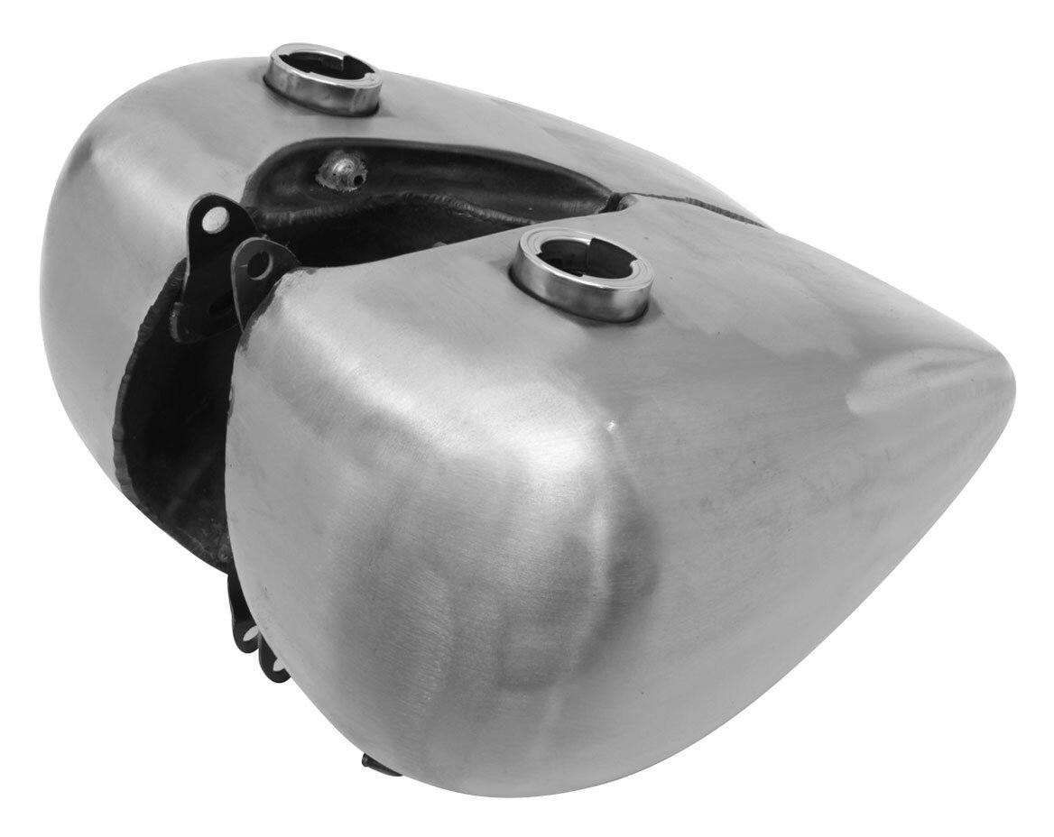 V-Twin Mfg. Replica 5.0 Bobbed Gas Tank Set For Harley FL / FX 1947-1984