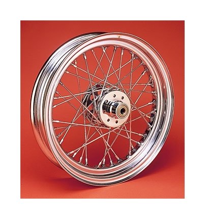 V-Twin Mfg. Spoke Chrome Rear Wheel For Harley Sportster 1954-1978